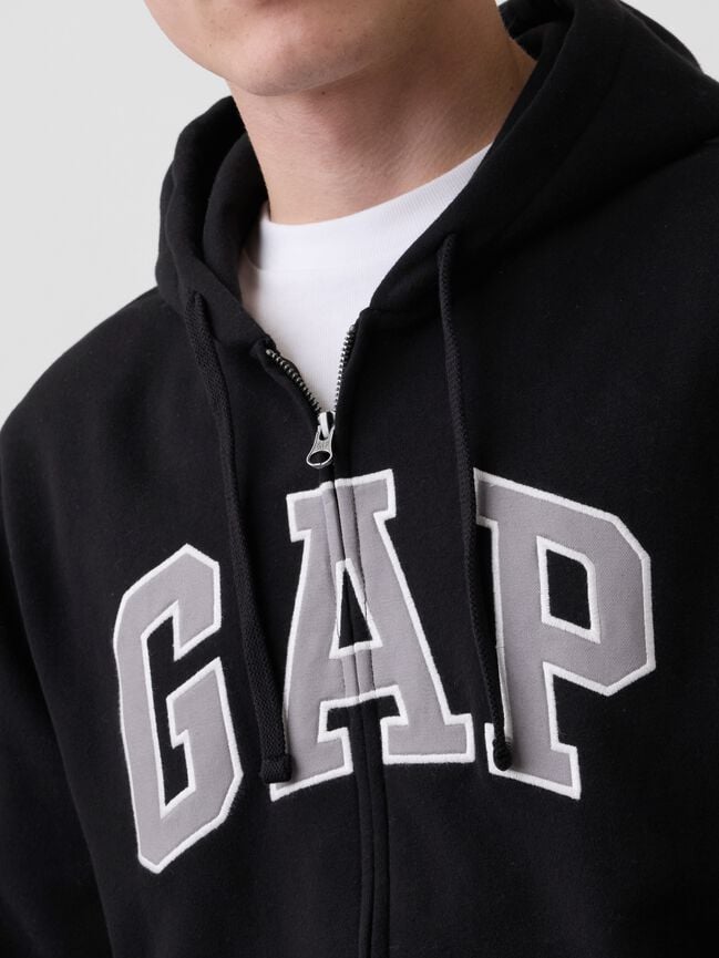 Adult VintageSoft Arch Logo Zip Hoodie gap adult vintagesoft arch logo zip hoodie