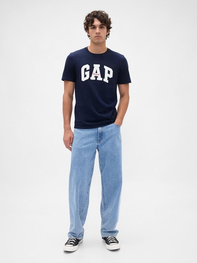 تي شيرت ناعم للاستخدام اليومي بشعار Gap تي شيرت ناعم للاستخدام اليومي بشعار gap