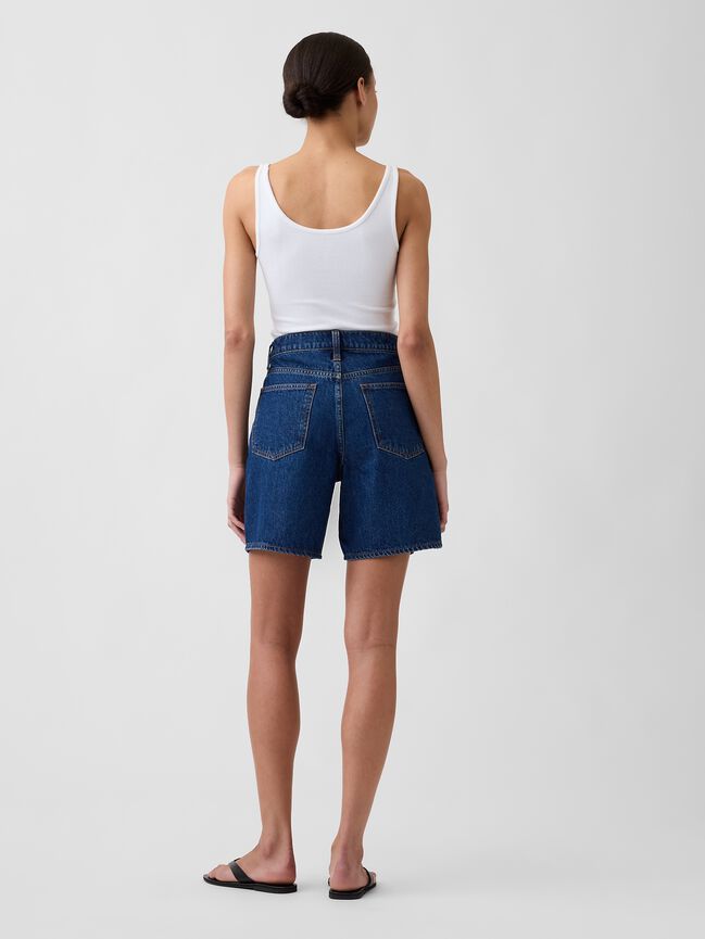 5" Mid Rise Denim Shorts gap 5 mid rise denim shorts