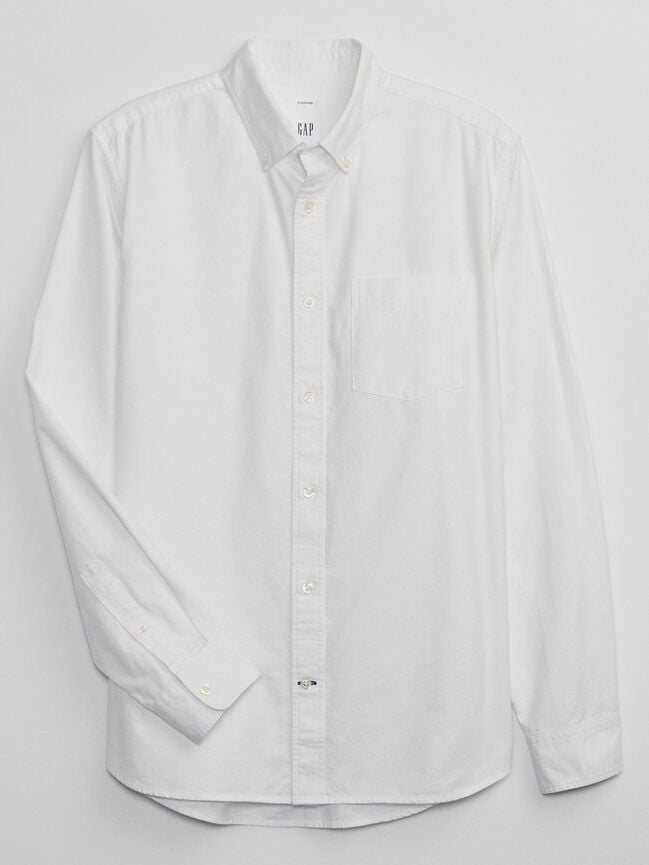 Oxford Shirt in Standard Fit gap oxford shirt in standard fit