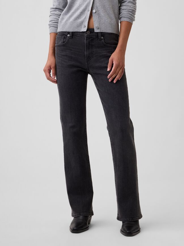 Mid Rise Boot Jeans gap mid rise boot jeans