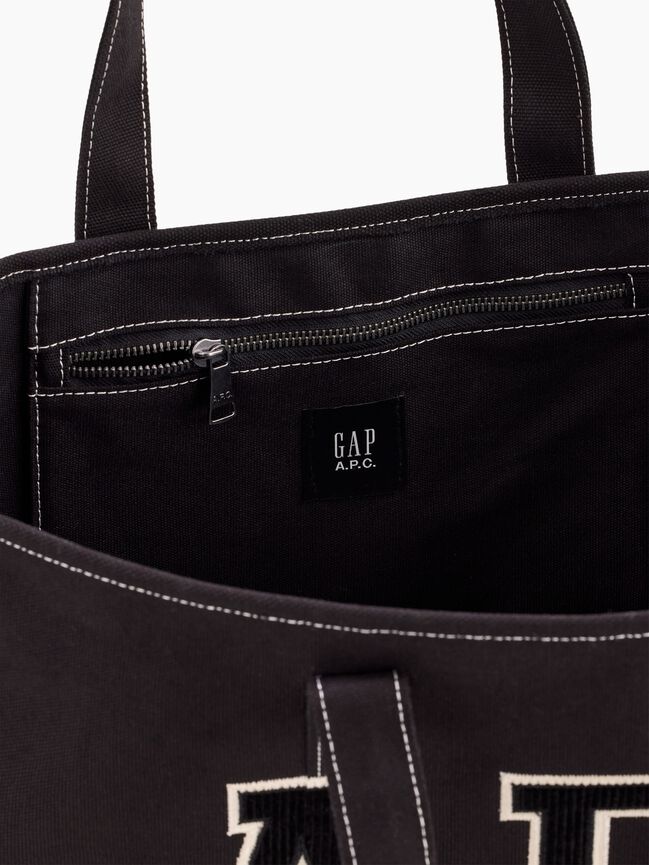 Gap × A.P.C. Logo Tote Bag gap a p c logo tote bag