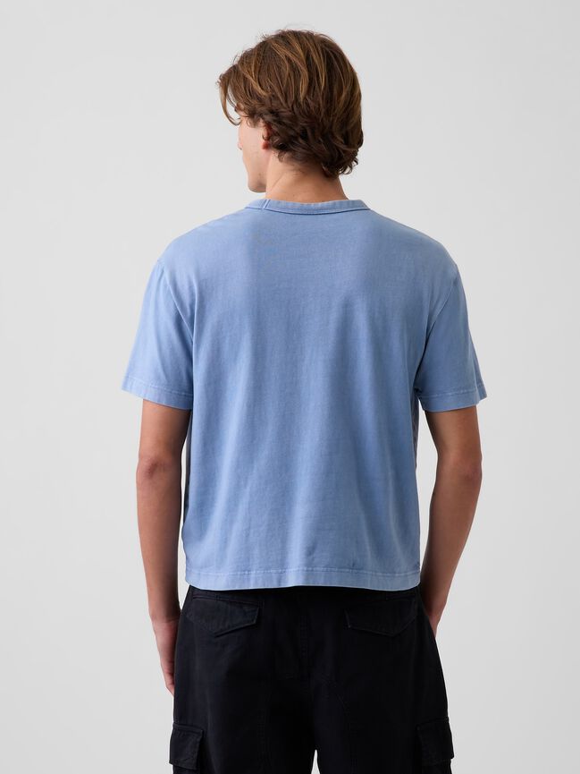 Adult Heavyweight Crop T-Shirt gap adult heavyweight crop t shirt