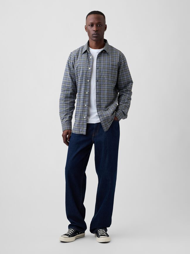 Oxford Shirt in Standard Fit gap oxford shirt in standard fit