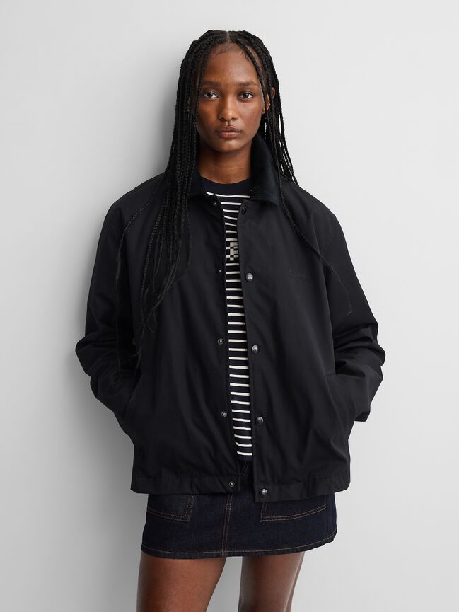 Gap × A.P.C. Coated Canvas Coaches Jacket gap a p c coated canvas coaches jacket
