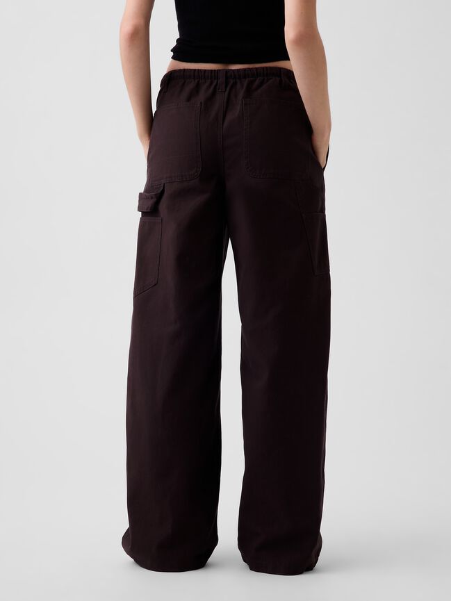 Canvas Easy Baggy Barrel Cargo Pants gap canvas easy baggy barrel cargo pants