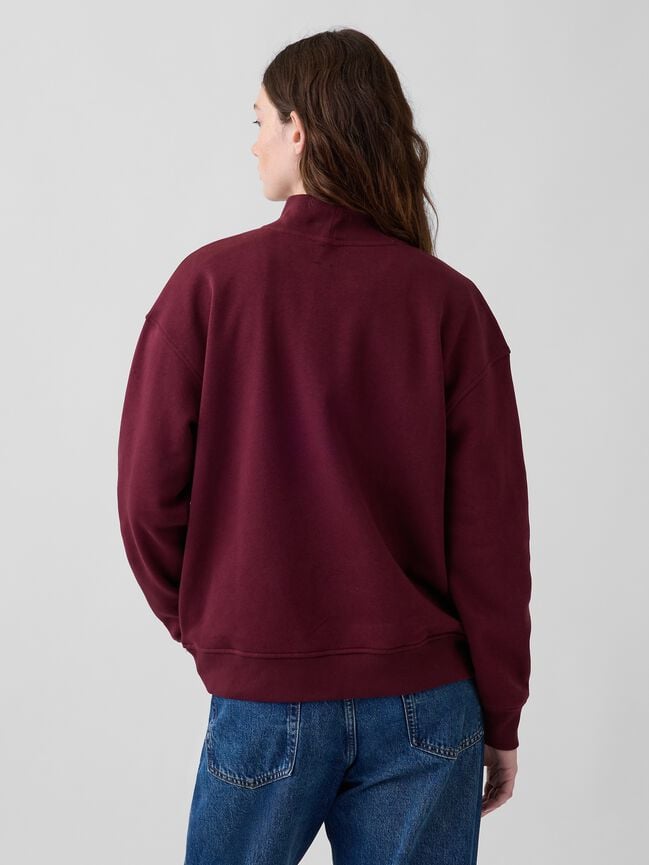 VintageSoft Oversized Mockneck Logo Sweatshirt gap vintagesoft oversized mockneck logo sweatshirt