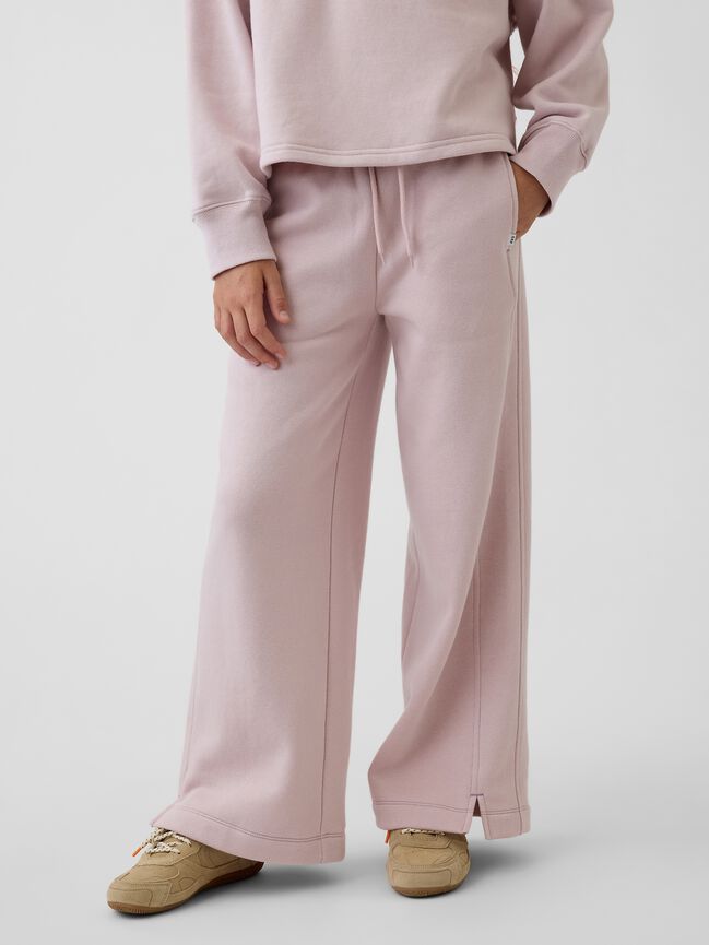 Kids VintageSoft Baggy Varsity Sweatpants gap kids vintagesoft baggy varsity sweatpants