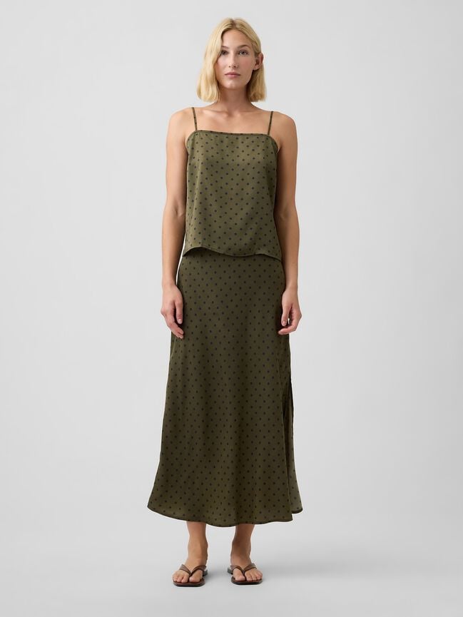 Pull-On Maxi Skirt gap pull on maxi skirt
