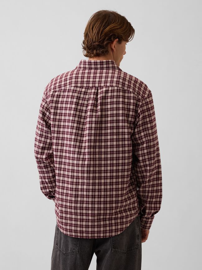 Relaxed Flannel Shirt gap relaxed flannel shirt