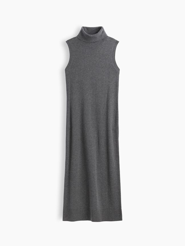 CashSoft Sleeveless Turtleneck Midi Dress gap cashsoft sleeveless turtleneck midi dress