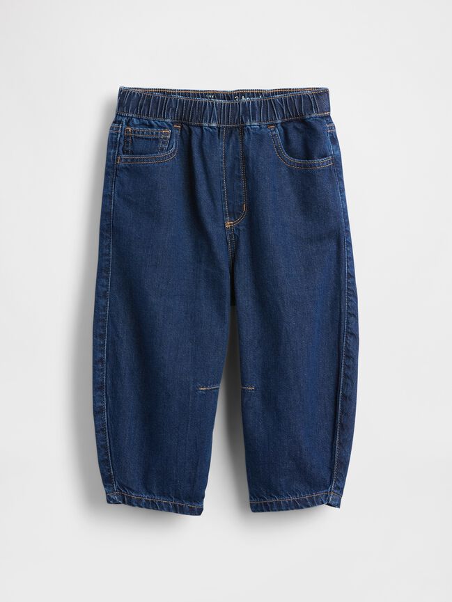Baby & Toddler Pull-on Barrel Jeans gap baby toddler pull on barrel jeans