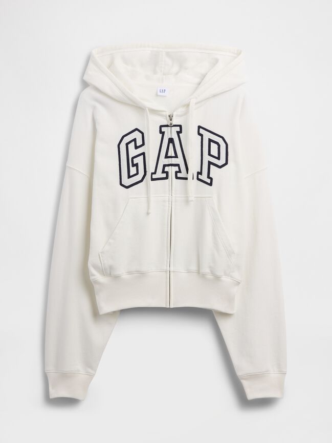 Oversized Gap Logo French Terry Zip Hoodie oversized gap logo french terry zip hoodie