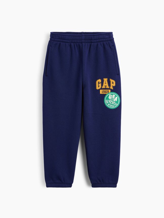 Baby & Toddler VintageSoft Varsity Logo Sweatpants gap baby toddler vintagesoft varsity logo sweatpants