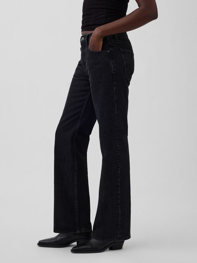 Mid Rise Relaxed Straight Jeans gap mid rise relaxed straight jeans