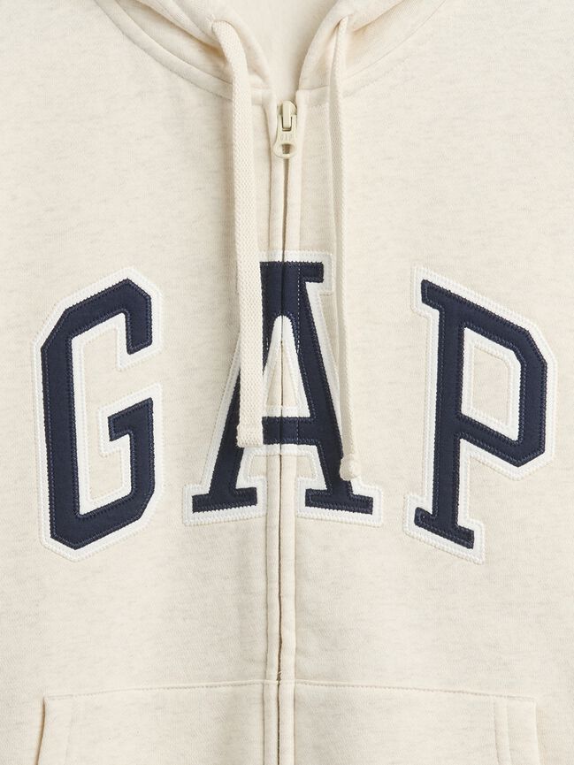 Relaxed Gap Logo Zip Hoodie relaxed gap logo zip hoodie