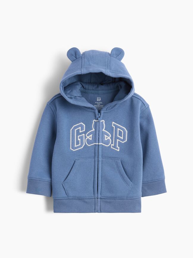 Baby VintageSoft Brannan Bear Gap Logo Zip Hoodie baby vintagesoft brannan bear gap logo zip hoodie