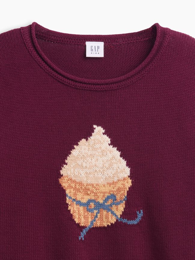 Kids 100% Cotton Oversized Rollneck Sweater gap kids 100 cotton oversized rollneck sweater
