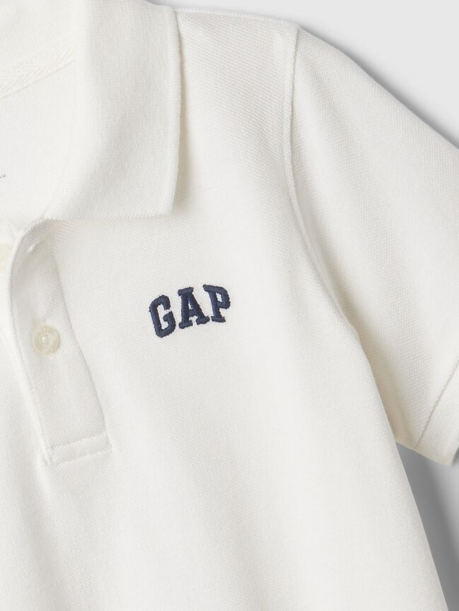 babyGap Logo Pique Polo Shirt babygap logo pique polo shirt