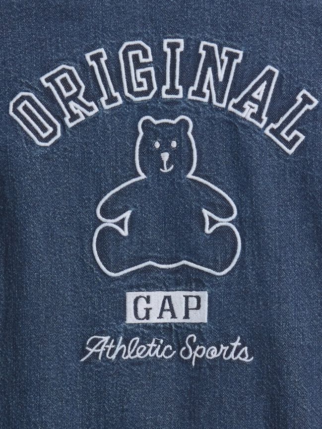 Baby Denim Gap Logo Shorty One-Piece baby denim gap logo shorty one piece