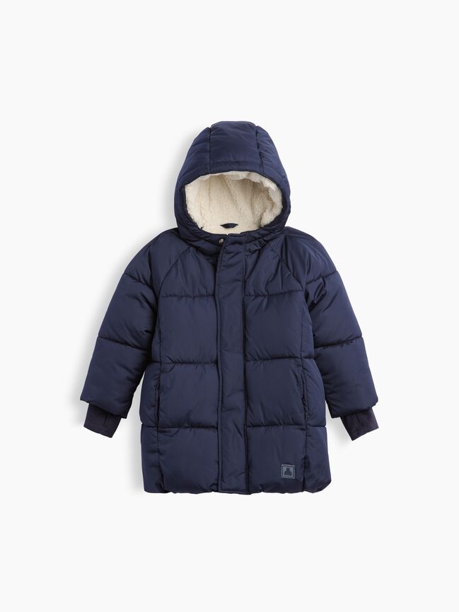 Baby & Toddler Sherpa-Lined Heavyweight Puffer Coat gap baby toddler sherpa lined heavyweight puffer coat