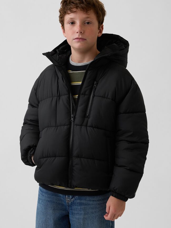 Kids Recycled Heavyweight Puffer Jacket gap kids recycled heavyweight puffer jacket