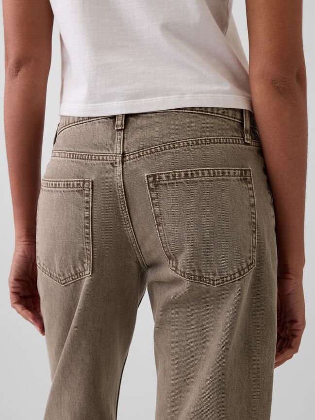 Mid Rise Straight Taper Jeans gap mid rise straight taper jeans
