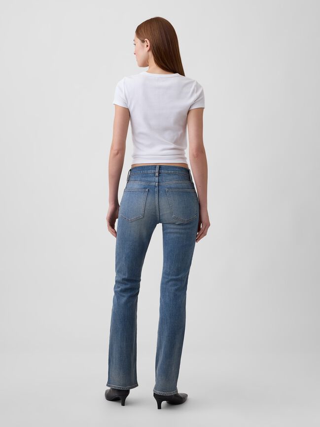 Mid Rise Boot Jeans gap mid rise boot jeans