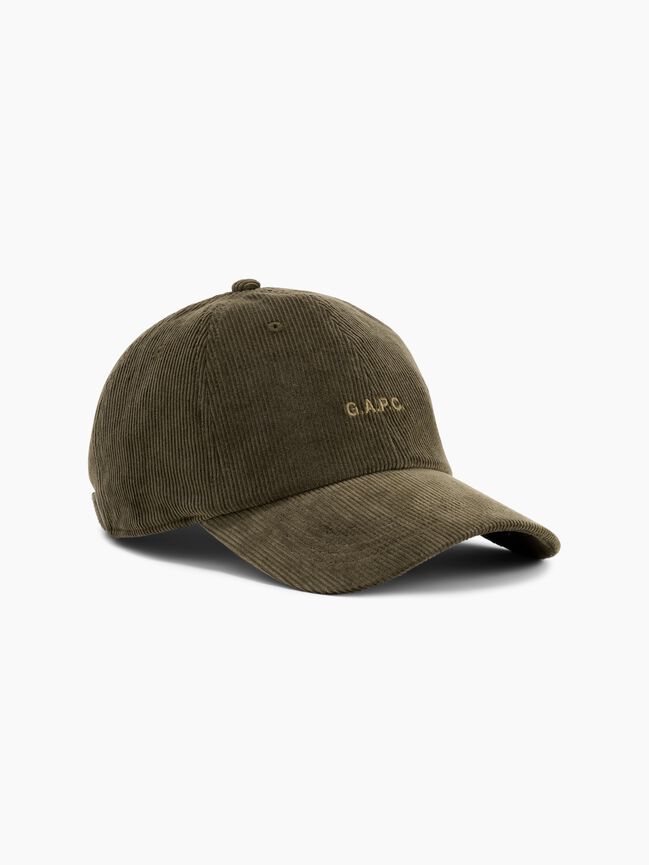 Gap × A.P.C. Logo Corduroy Baseball Hat gap a p c logo corduroy baseball hat