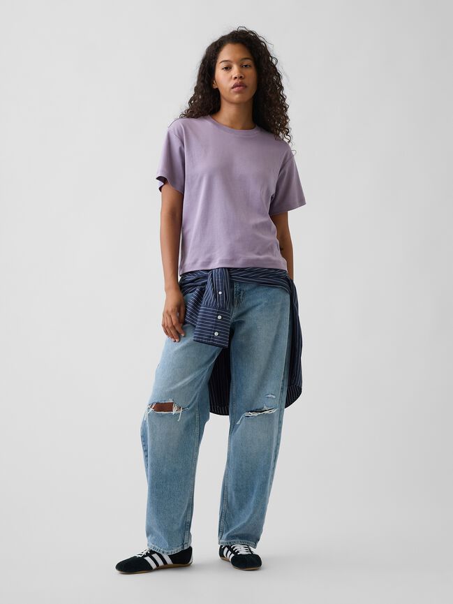 Supima¨ Cotton Relaxed T-Shirt gap supima cotton relaxed t shirt