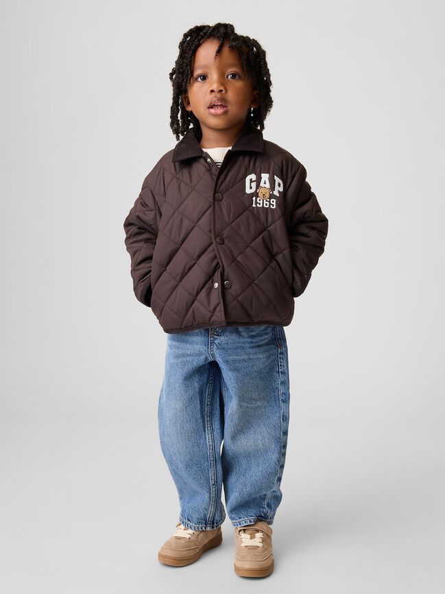 babyGap Quilted Gap Graphic Barn Jacket babygap quilted gap graphic barn jacket