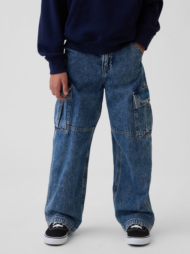 جينز فضفاض gap جينز فضفاض
