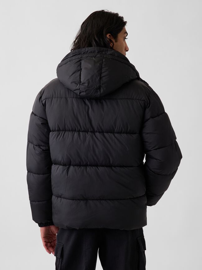 Recycled Heavyweight Puffer Jacket gap recycled heavyweight puffer jacket