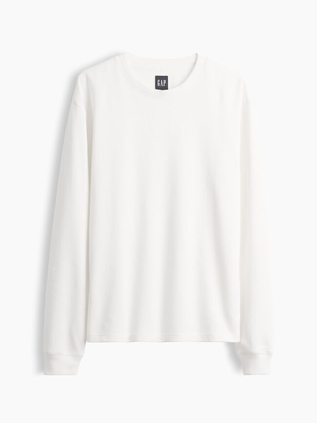 Relaxed Waffle T-Shirt gap relaxed waffle t shirt