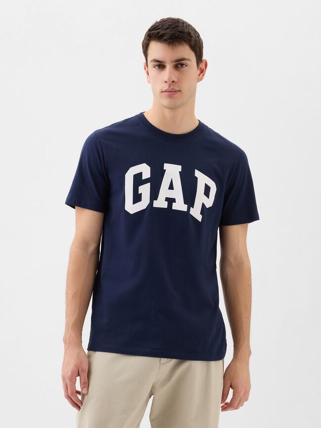 تي شيرت ناعم للاستخدام اليومي بشعار Gap (عبوة من قطعتين) تي شيرت ناعم للاستخدام اليومي بشعار gap عبوة من قطعتين
