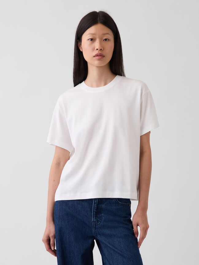 Supima¨ Cotton Relaxed T-Shirt gap supima cotton relaxed t shirt