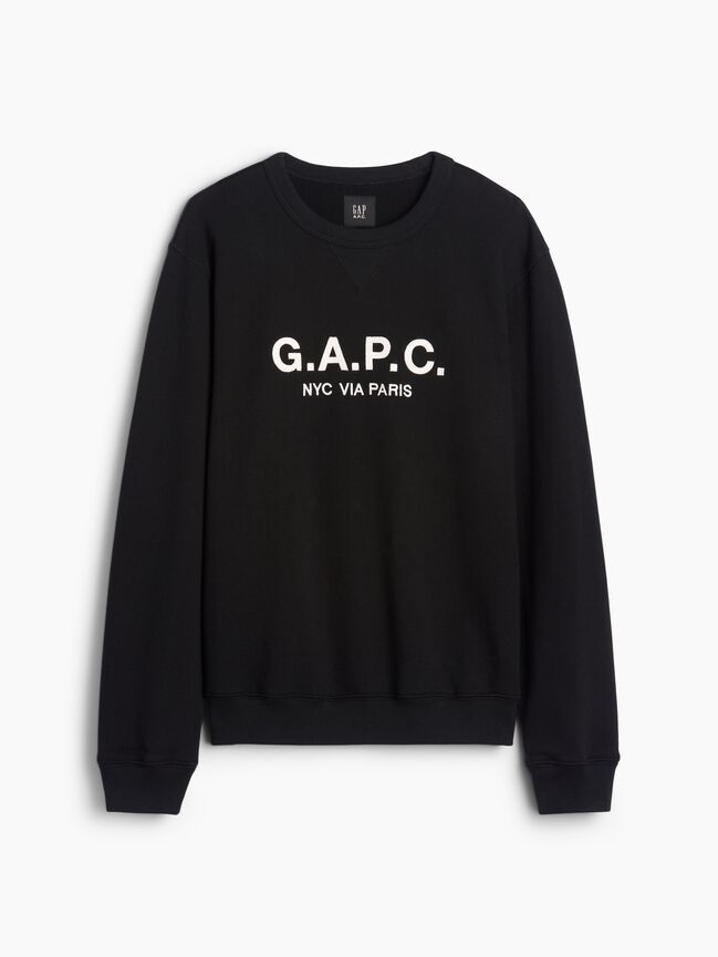 Gap × A.P.C. Heavyweight Logo Sweatshirt gap a p c heavyweight logo sweatshirt