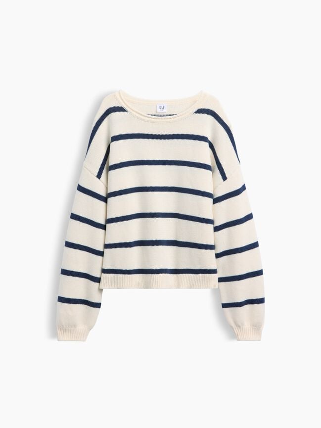Kids 100% Cotton Oversized Rollneck Sweater gap kids 100 cotton oversized rollneck sweater
