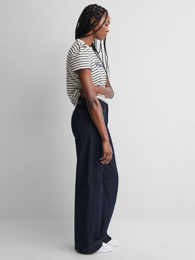 Gap × A.P.C. High Rise Stride Jeans gap a p c high rise stride jeans