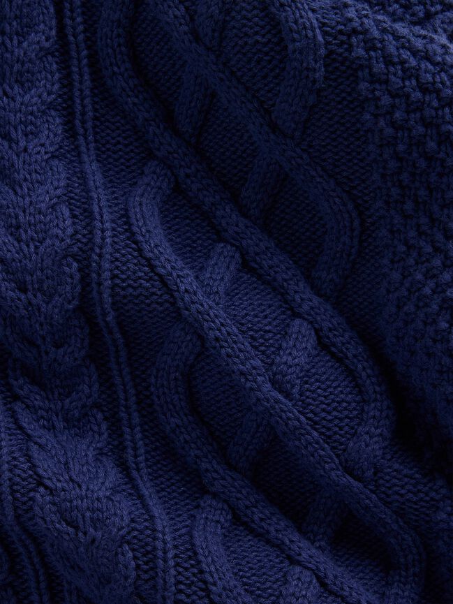 100% Cotton Cable-Knit Oversized Sweater gap 100 cotton cable knit oversized sweater