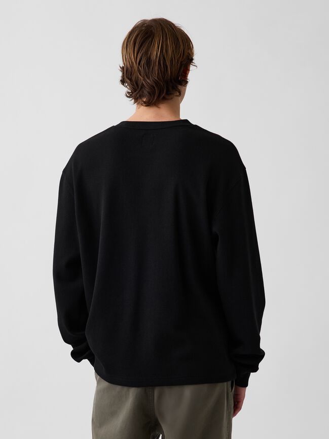 Relaxed Waffle T-Shirt gap relaxed waffle t shirt