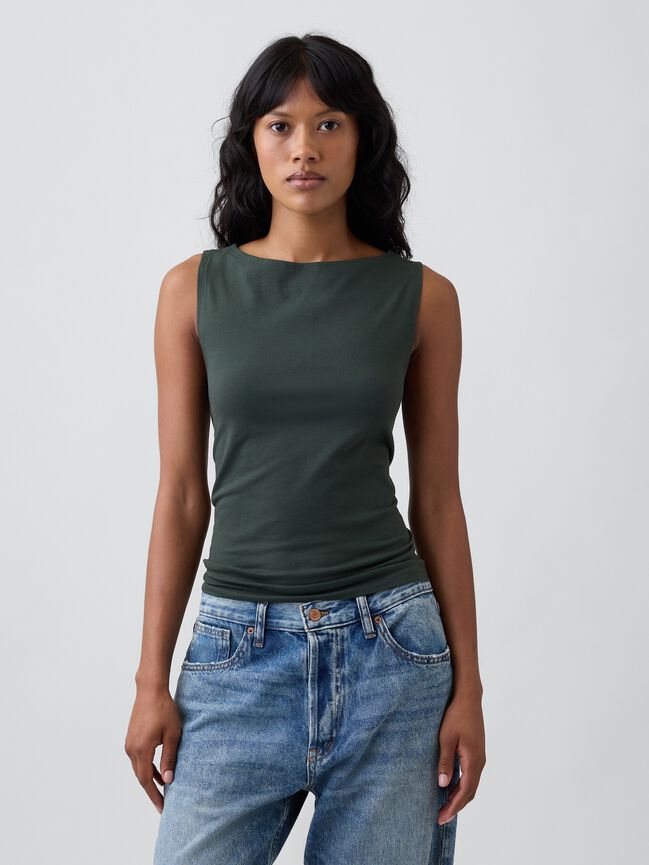 Boatneck Tank Top gap boatneck tank top