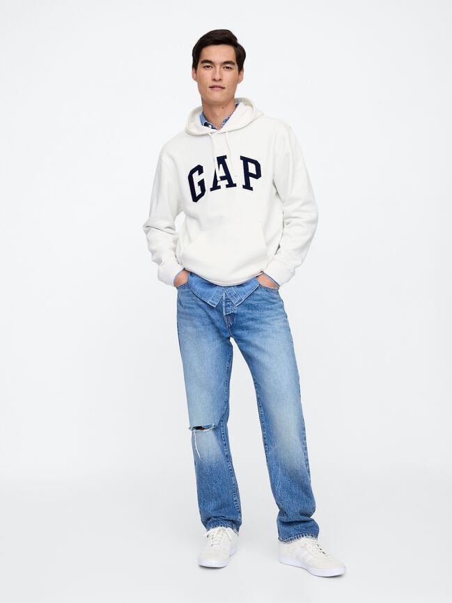 Relaxed Gap Logo Hoodie relaxed gap logo hoodie