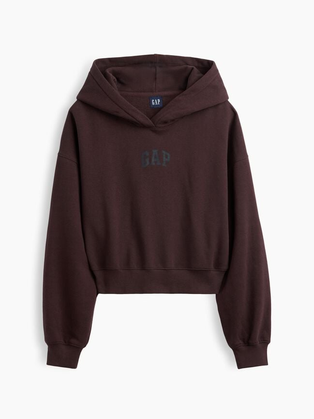 VintageSoft Crop Logo Hoodie gap vintagesoft crop logo hoodie