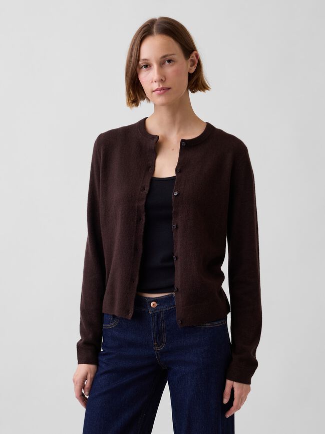 CashSoft Crop Cardigan gap cashsoft crop cardigan