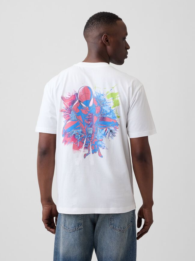 Marvel Spider-Man Everyday Soft Relaxed Graphic T-Shirt gap marvel spider man everyday soft relaxed graphic t shirt