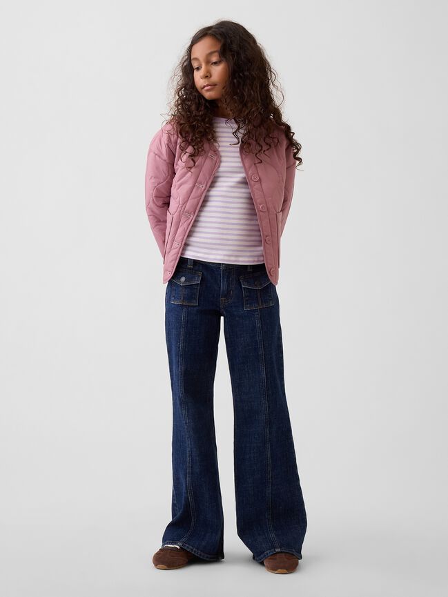 Kids Low Rise Relaxed Flare Jeans gap kids low rise relaxed flare jeans