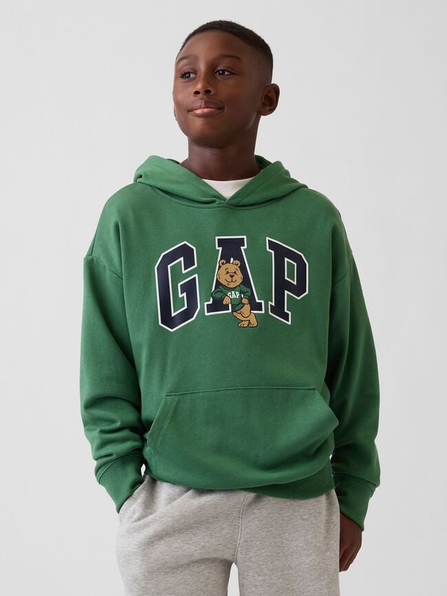 Kids Relaxed Gap Logo French Terry Hoodie kids relaxed gap logo french terry hoodie