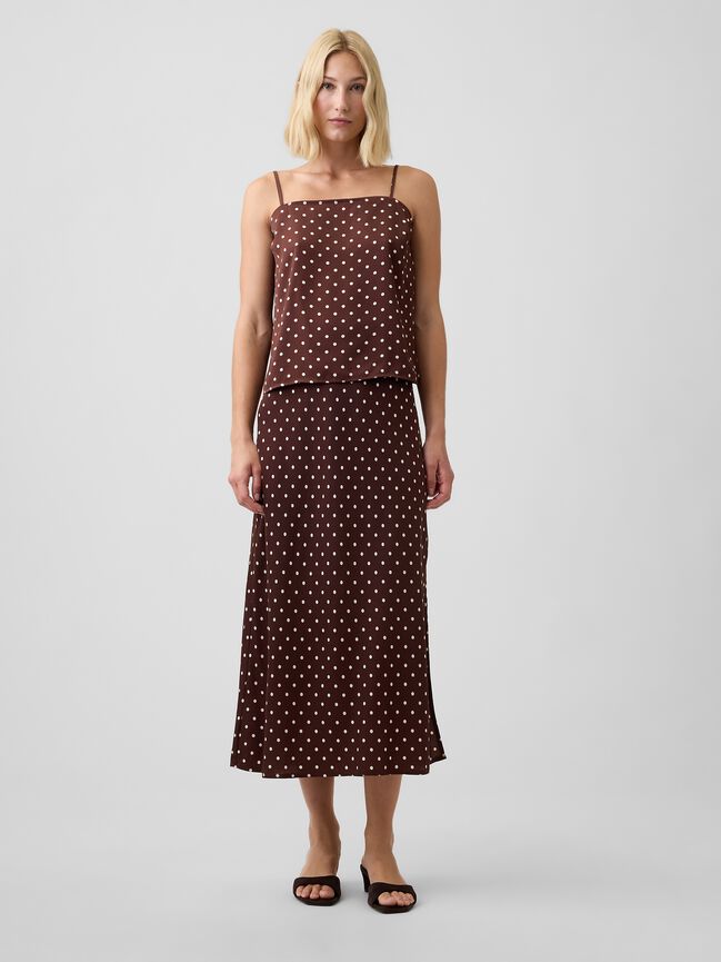 Pull-On Maxi Skirt gap pull on maxi skirt