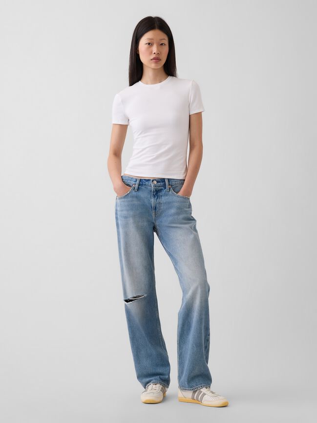 CloseKnit Jersey T-Shirt gap closeknit jersey t shirt